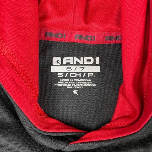 SIZE 6-7 Boys AND1 Basketball Hoodie - Picture 2 of 2